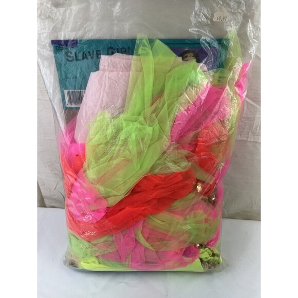 Vintage 90S Rubie’s Halloween Costume Adult Deluxe Slave Girl New Old Stock - Picture 5 of 7